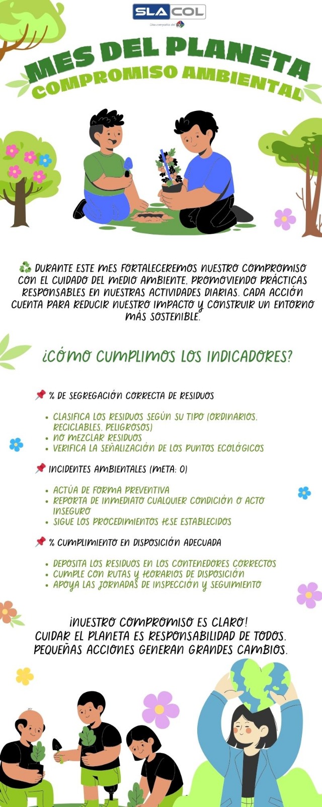 Mes del planeta - Compromiso ambiental